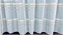 fuggonyoutlet Voile, barna Csíkos, 500x260 cm