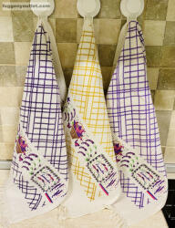 fuggonyoutlet Konyharuha, Nyomott mintás, 3db