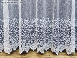 fuggonyoutlet Vizilufi, fehér, 300x250 cm