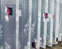 fuggonyoutlet Helga piros fekete, 300x175 Magas