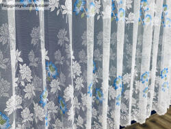 fuggonyoutlet Árnyékvirág, kék, 300x155cm