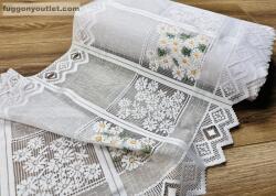 fuggonyoutlet Méteráru, Vitrázs Függöny, kamilla, 45 cm