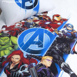 disney MARVEL AVENGERS 2 részes Ágyneműhuzat, 140x200 + 60x70 cm