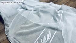 fuggonyoutlet Méteráru, Halime, Voile, szürke, 210 cm