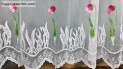 fuggonyoutlet Merve, virág szál, 300x250 cm