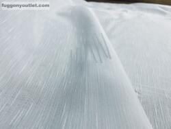 fuggonyoutlet Méteráru, Zikzak. Voile, fehèr, 280 cm