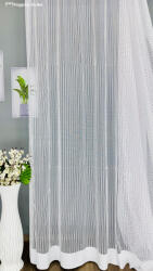 fuggonyoutlet Méteráru, csíkos, fehér, 280 cm