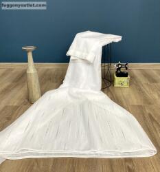 fuggonyoutlet Voile, Pálcikás, fehér, 300x210 cm