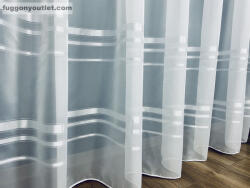 fuggonyoutlet Voile, fehér Csíkos, 300x260 cm