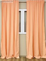 fuggonyoutlet Sötétítő, Ada, barack, 140x250 cm, 2db-os csomag