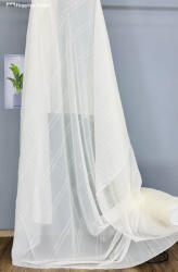 fuggonyoutlet Méteráru, Voile, csíkos krém, 280 cm