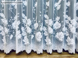 fuggonyoutlet Falevél, fehér, 400x155 cm