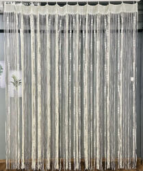 fuggonyoutlet Cérna függöny, krém , 290x250 cm+ mosó zsákkal