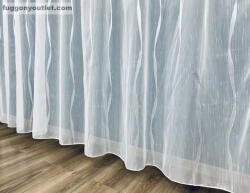 Celen Textil Kft Voile, hullám, fehér, 300x210 cm