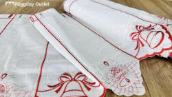 fuggonyoutlet Méteráru, Vitrázs Függöny, hímzett voile, 45 cm - fuggonyoutlet - 2 490 Ft