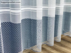 fuggonyoutlet Lyukacsos Csíkos, fehér szürke, 400x200 cm