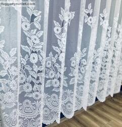 fuggonyoutlet Merd, fehér, 300x175 cm