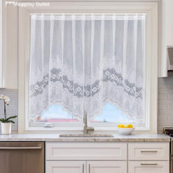 fuggonyoutlet Fati, M pano, fehér, 300x155 cm