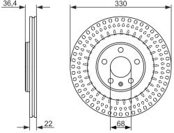 Bosch 0 986 479 750 Disc frana