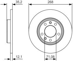 Bosch 0 986 479 C24 Disc frana