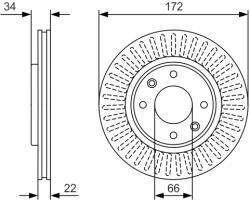 Bosch 0 986 479 R63 Disc frana