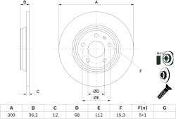 Bosch 0 986 479 382 Disc frana