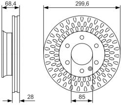 Bosch 0 986 479 R78 Disc frana