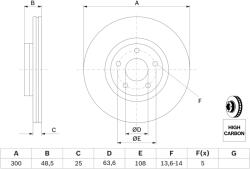 Bosch 0 986 479 171 Disc frana