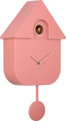 Karlsson Ceas de perete Modern Cuckoo Oro, roz pal (KA6094PI)