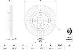 Bosch 0 986 479 E37 Disc frana
