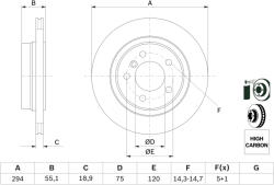 Bosch 0 986 478 570 Disc frana