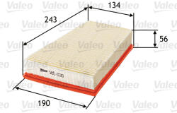 VALEO 585030 Filtru aer