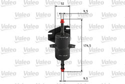 VALEO 587018 filtru combustibil