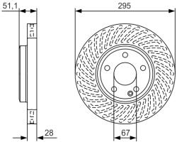 Bosch 0 986 479 A58 Disc frana