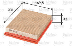 VALEO 585027 Filtru aer