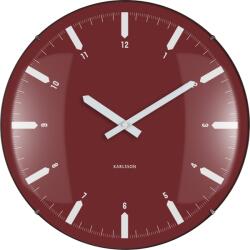 Karlsson Ceas de perete Realista Dome, bordo (KA6086RD)