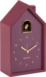 Karlsson Ceas deșteptător Modern Cuckoo Oro, bordo (KA6077PU)