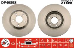 TRW DF4989S Disc frana - e-autoshop