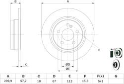 Bosch 0 986 479 410 Disc frana