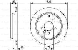 Bosch 0 986 479 375 Disc frana