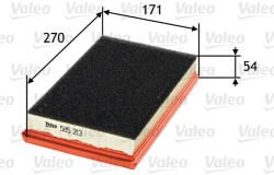 VALEO 585213 Filtru aer