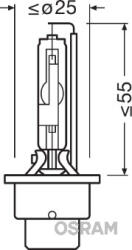 OSRAM 66250 XENARC ORIGINAL Bec far faza lunga