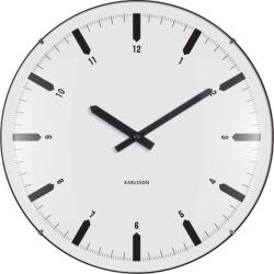 Karlsson Ceas de perete Realista Dome, alb (KA6086WH)