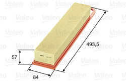 VALEO 585247 Filtru aer