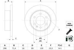 Bosch 0 986 479 H06 Disc frana