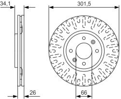 Bosch 0 986 479 D36 Disc frana