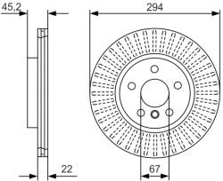 Bosch 0 986 479 C91 Disc frana
