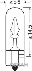 OSRAM 2721 ORIGINAL Bec lumini interioare