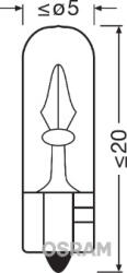 OSRAM 2723 ORIGINAL Bec lumini bord