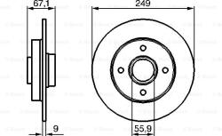 Bosch 0 986 479 219 Disc frana